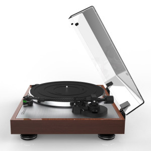 Thorens TD402 DD walnut high gloss
